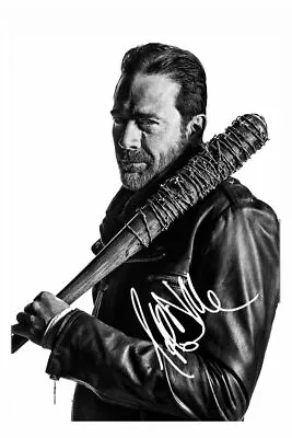 Jeffrey Dean Morgan - Negan The Walking Dead Autograph Signed Photo Poster Print • £6.89