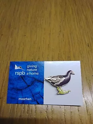 Rspb Pin Badge Moorhen • £3.50
