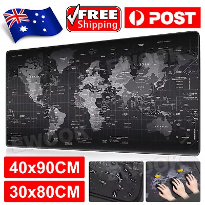 $13.95 • Buy Extra Large Size Gaming Mouse Pad Desk Mat Anti-slip Rubber Speed Mousepad Black