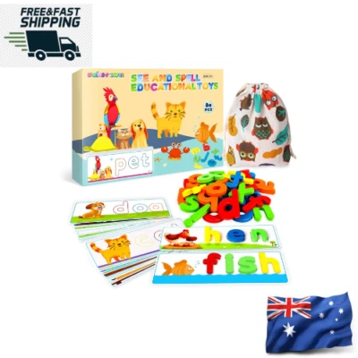 $26.39 • Buy See & Spell Learning Educational Toys For 3 4 5 6 Years Old Boys And Girls