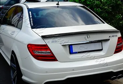 For 08-14 Mercedes-Benz C280/C300/C350/C63 AMG-Style Carbon Fiber Trunk Spoiler • $119.99