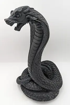 King Cobra Snake  Plaster 17 H Vintage 1967 Universal Statuary Corp Chicago • $149.99