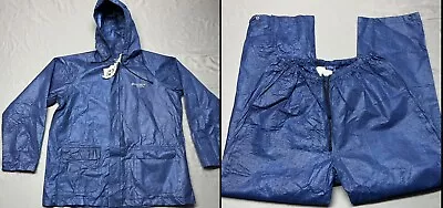 NWT Stearns Blue Rain Suit Pants Jacket Dry Wear Size Medium/Large Waterproof • $19.99