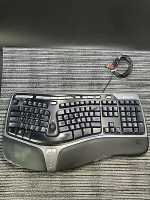 Microsoft Natural Ergonomic USB Wired Keyboard 4000 V1.0 KU-0462 & Tilt Plate • $35