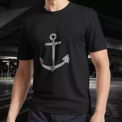 Anchor Symbol Active T-Shirt Funny Size S To 5XL • $24