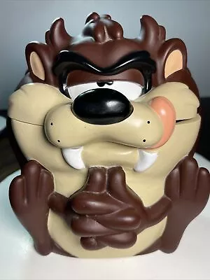 Vintage Warner Bros Tasmanian Devil 1997 Cookie Jar Container Plastic Applause • $37