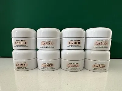 8x La Mer Moisturizing Cream Size .12 Oz/3.5 Ml. NEW.  Travel Size. Batch MV2. • $69.99