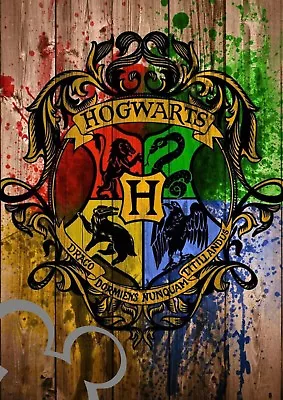 £4 • Buy Harry Potter Hogwarts Art A4 Print, Photo, Picture