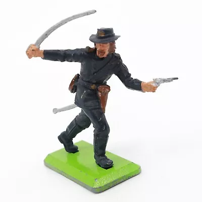 Britain DEETAILS Civil War Union Officer With Gun & Sword Miniature Figure • $7.99