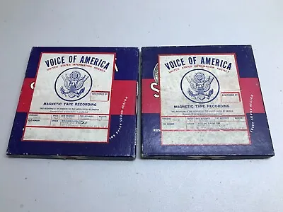 1956 Bill Finegan Interview - 7.5 Ips Reel To Reel VOA Voices Of America RARE • $150