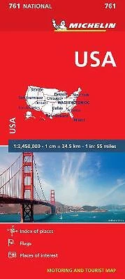 £6.55 • Buy USA - Michelin National Map 761 - 9782067173323