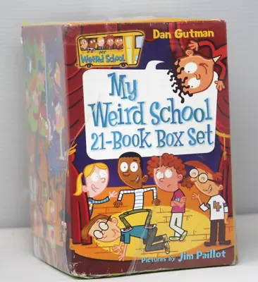 Dan Gutman: My Weird School 21-Book Set (Seal & Corner Damage) • $59.47