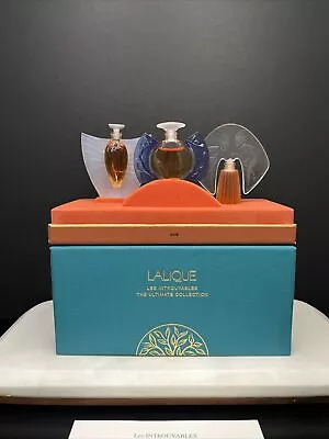 Lalique  'Les Flacons' Miniatures Collection Vintage 1998-1999-2000-New In Box • $120