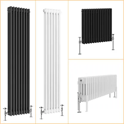 Traditional 2 3 4 Column Radiator Vertical Horizontal Cast Iron Style Rads • £12.95