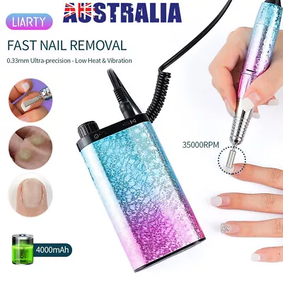 35000RPM Nail Drill Polisher Cleaning Electric Nail File Manicure Rechargeable  • $36.79