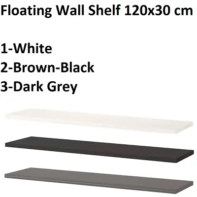 IKEA Floating Wall Shelves Storage Shelf Display Rack Home Off Bookshelf Ledge • £25.99