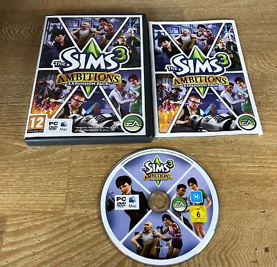 £4.95 • Buy The Sims 3: Ambitions Expansion (PC: Mac, 2010) With Booklet ** FAST DISPATCH **