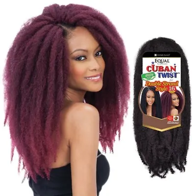 CUBAN TWIST BRAID 16  Marley Braid Extension • $10.99