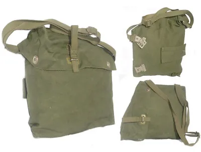 Genuine Military Satchel Shoulder Messenger Vintage Side Bag Army Fishing Canvas • £12.95