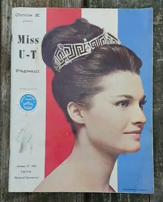 Official 1967 MISS U-T (Tennessee) PAGEANT SOUVENIR PROGRAM Miss America    • $32