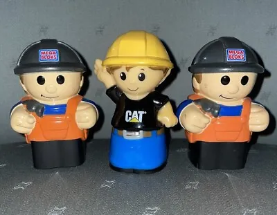 Mega Bloks First Builders Cat + Mega Replacement Figure Blocks • $7.50