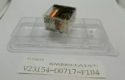$53.62 • Buy 1x Siemens Comb Relay V23154-D0717-F104 ELECTROMECHANICAL RELAY