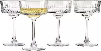 Pasabahce Vintage Coupe Glasses Set Of 4 - Exclusive Champagne Cocktail Martin • $51.34