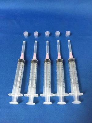 $7.50 • Buy 5 Pack 10ml Syringe + BLUNT TIP NEEDLE 18 Gauge 1-1/2  W/Caps DIY Liquid Glue