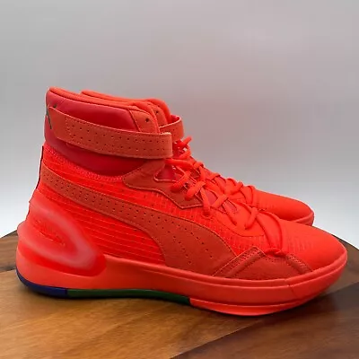 Puma Sky Modern High Top Shoes Mens 11 Fashion Geek High Risk Red Sneakers • $49.99