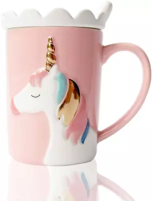 Cute Mugs Ceramic Unicorn Mug Funny Coffee Mug Personalized Unique Milk Tea Cups • $28.56