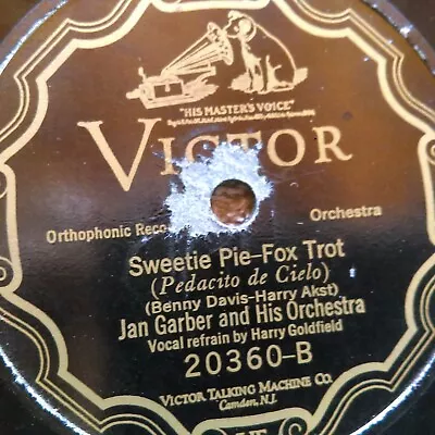 78 Rpm Victor 20360 Jan Garber Sweetie Pie Take In The Sun Hang Moon Jazz V+ • $19.99
