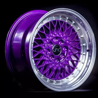 JNC 031 Candy Purple Machined Lip 16x8 4x100/4X114.3 +20 Wheel/Rim • $204.59