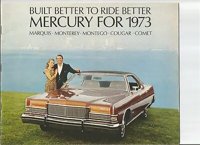 1973 Mercury Sales Brochure:  Marquis  Montego Cyclone Cougar Comet • $5.99