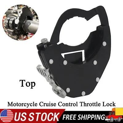 Universal Motorcycle Cruise Control Throttle Lock Assist Top Assist Kits Hot • $17.62