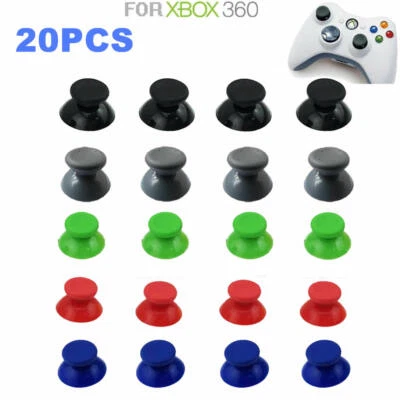 20pcs Analog- Thumbsticks Thumb Sticks Joystick Cap Grip For Xbox 360 Controller • $4.64