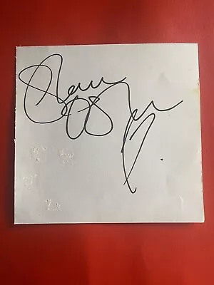 Sharon Osbourne Hand Signed Autograph Page. Ozzy Osbourne The X Factor • £25