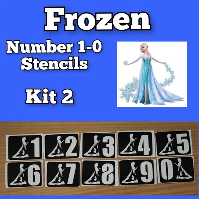 £2.50 • Buy Glitter Tattoo - Face Paint Stencils. Frozen     Birthday Ages Kit 2