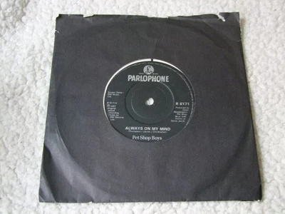 £1 • Buy Pet Shop Boys Always On My Mind 7  Vinyl Single