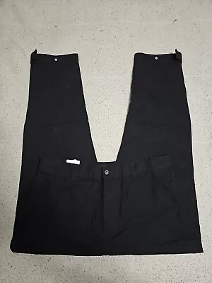 NEW Zanerobe Black Jumpa Work Pants SZ W34×L26 • $50