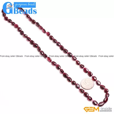 Freeform Natural Garnet Beads Handmade Gemstone Beaded Necklace For Women  • $12.91