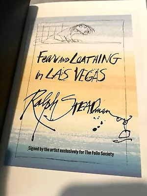 Fear And Loathing In Las Vegas SIGNED By Ralph Steadman - Folio Society - NEW • £365