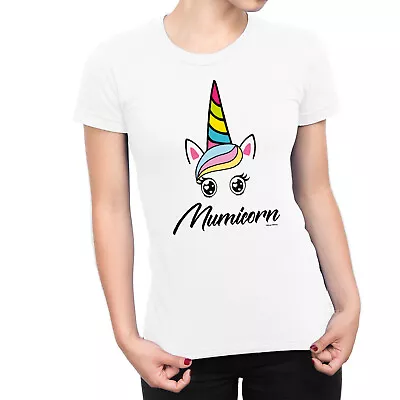 Womens Gift For Mother T-Shirt Christmas MUMICORN Unicorn Mum Mam Mummy Birthday • £8.99