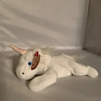 Mystic The Unicorn Ty Beanie Baby Unicorn Plush NWT • $6.38