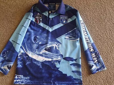 $12 • Buy Youth Nsw Fishing Quick Dry Shirt Football