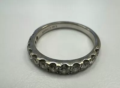 1.03ctw Lab-created Diamond Band | 14k White Gold | 3.3 Gm | Length 8.50 Inch • $275