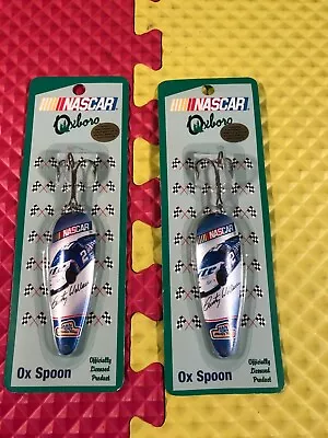 Set Of 2 NASCAR Rusty Wallace Miller Time Oxboro Ox Spoon Fishing Lure New Pack • $13.99