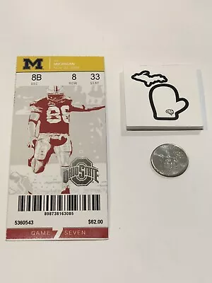 2008 Michigan V Ohio State The Game Original Football Ticket Stub OSU UofM VG • $18