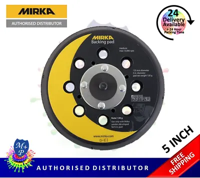 Mirka Ceros Deros Ros & Pros Backing Pad (5 ) 125mm 28 Hole Medium 8292502511 • £35.99