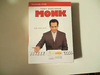 -New Sealed Monk Season 5 DVD 2007 4-Disc Set   SEALED In CELLOPHANE • $5.95