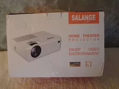 SALANGE P92H Mini Projector With 100  Inch Projector Screen Bluetooth • $125